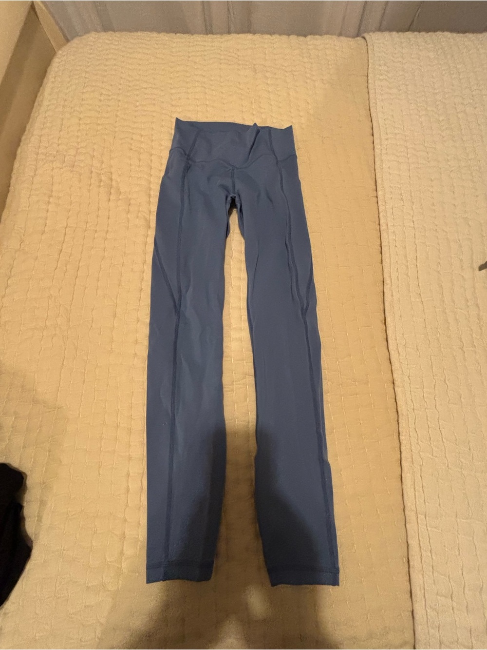 High-Waist ladies Blue Active Leggings